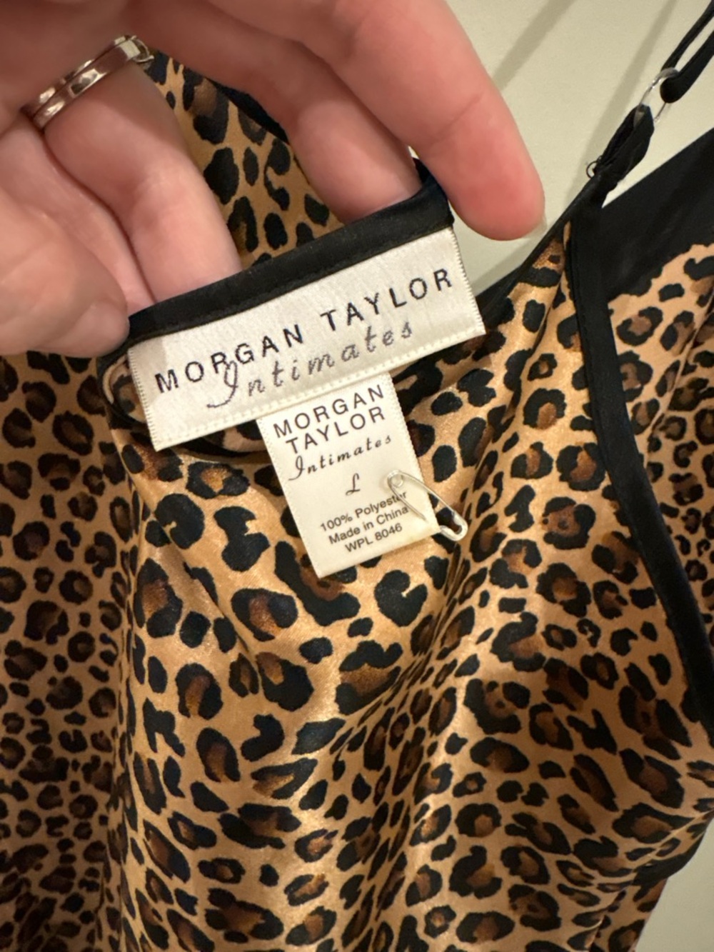 Morgan Taylor Leopard Print Intimate Robe and Gown (2 Piece) - Picture 7 of 16